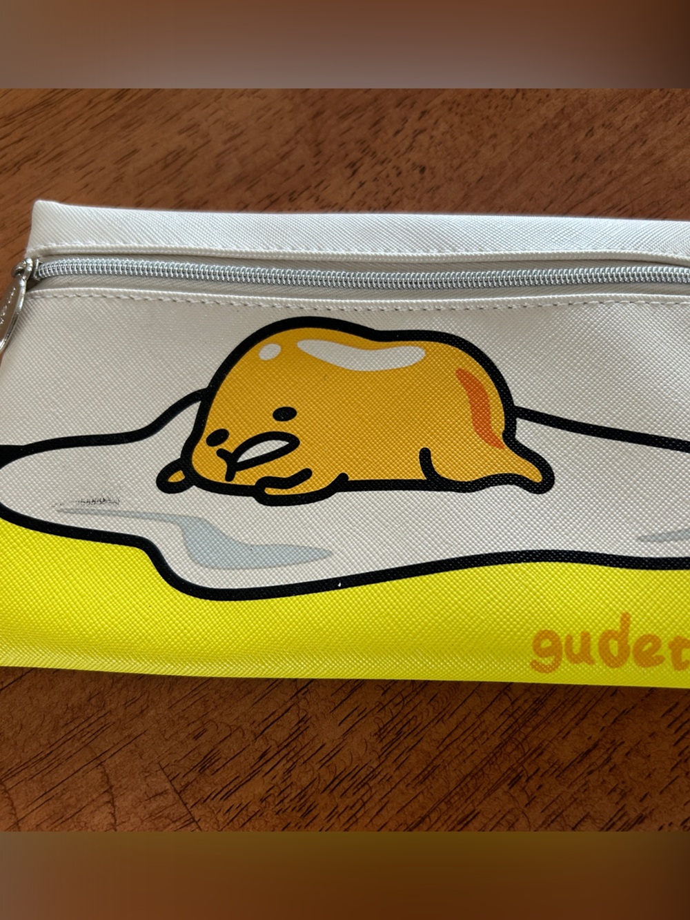 Gudetama Zip Pouch - Yellow & White